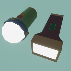 [VRCSDK3] Flashlight that gets bigger