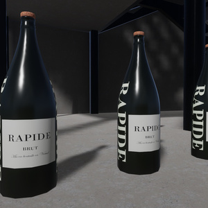 [VRCSDK3] Sparkling Wine Hanging Gimmick