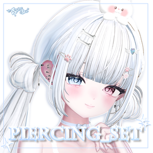 【7アバター対応】 Piercing Set