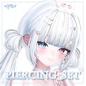 【7アバター対応】 Piercing Set