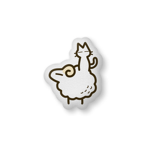 ひつじとネコのクッション