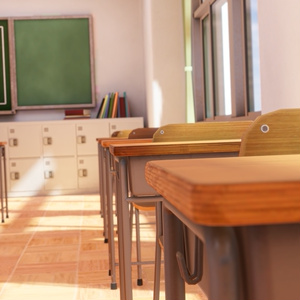 【VRChatワールド想定】Simple JP Classroom【3Dモデル】 缩略图 7