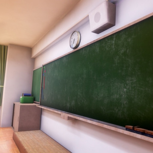 【VRChatワールド想定】Simple JP Classroom【3Dモデル】 缩略图 8