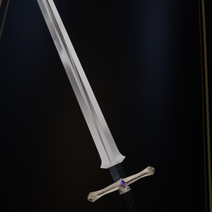 【VRChat想定】大剣 GREAT SWORD｜抜刀ギミック・エンチャント・ワールド固定・武器ケース付き 缩略图 11