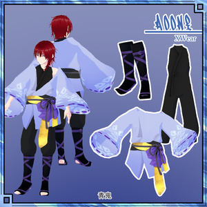 【VRoidXwear】青鬼【衣装・服・テクスチャ】