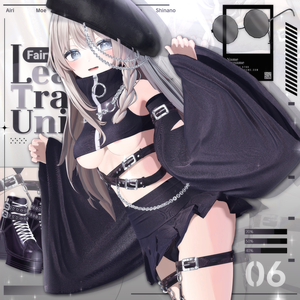 【6アバター対応】Leather Training Uniform Set  (8color/8色)