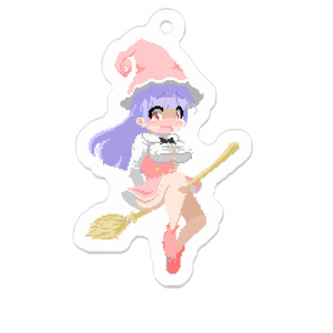 魔女ちゃんおおあわて？！アクリルキーホルダー