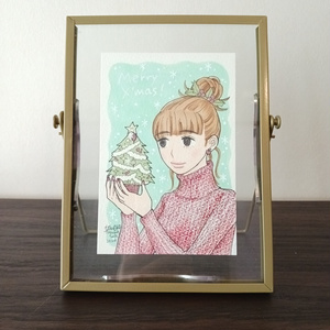 メリークリスマス！（オリジナルイラスト原画）