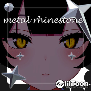 metal rhinestone【VRchat想定】