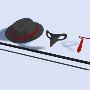 【3Dアクセサリー】Cursed Crow & Crow Stick