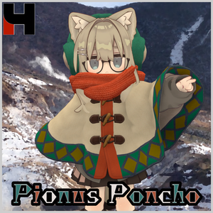 【キプフェル / Noix / Mie対応】Pionus Poncho【VRChat想定衣装】