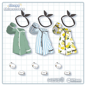 🐱9/6 (日)までセール中🥐【キプフェル / コロネ / Noix対応】Sleepy​ Shimaenaga【VRChat想定衣装】 缩略图 4