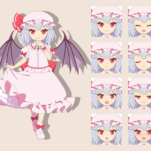 レミリア・スカーレット　立ち絵素材
