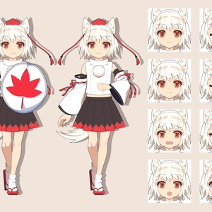犬走椛　立ち絵素材