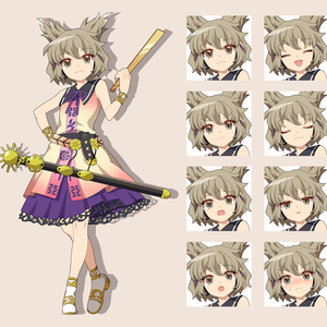 豊聡耳神子　立ち絵素材