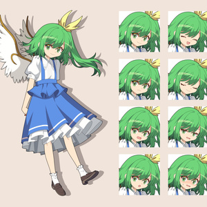 Touhou, standing picture, Shiki Eiki Yamazanadu / 四季映姫 Touhou, standing picture, Shiki Eiki Yamazanadu / 四季映姫