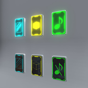 【VRChat想定】サイバーON/OFFスイッチ(Udonギミック付き、9点) 缩略图 5