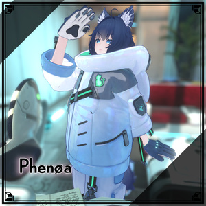 サイバーキャットジャケット【11アバター対応・VRChat向け3Dモデル】 缩略图 20