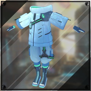 サイバーキャットジャケット【11アバター対応・VRChat向け3Dモデル】 缩略图 9