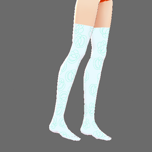 Blue Pacifier Knee/Thigh Highs VRoid DDLG DDLB MDLG MDLB CGL AGERE