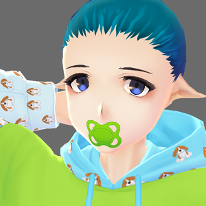 VROID paci / pacifier (hair texture) (agere / ageregression)