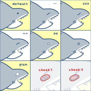 ゆるっとシャーク🦈ヘアクリップ 缩略图 2