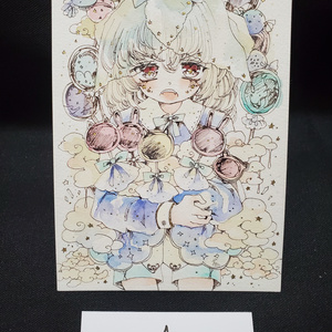 手描きイラスト アナログイラスト イラストオーダー 透明水彩 原画