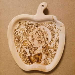 【一点物原画】お嬢様の齧りかけ林檎