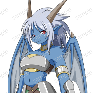 【立ち絵素材】竜人♀