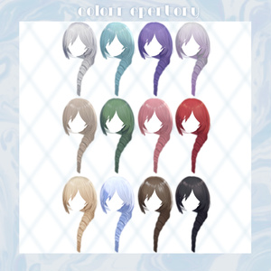 【10Avatar対応】Souverain d’Hiver ─ 氷冠の縦ロール ─ 缩略图 2