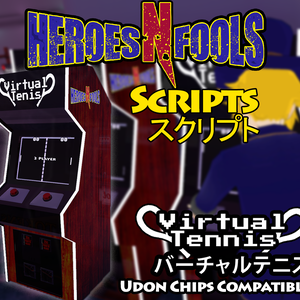 (HnF) Virtual Tennis Udon Arcade Cabinet for VRChat
