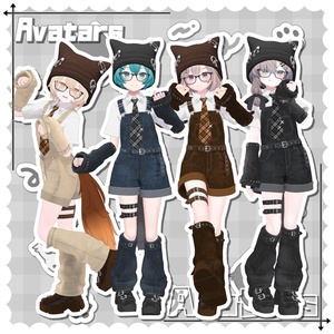 【4アバター対応】サブカルオーバーオール【PB設定済み】 缩略图 2