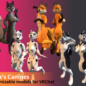 Kuda's Canines - VRChat ready avatar 
