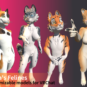 Kuda's Felines - VRChat ready avata