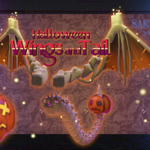 Halloween Wings and Tail (Sakyubasua collection)