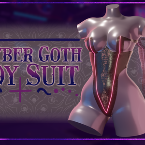 Cyber Goth Body Suit (Sakyubasua collection)