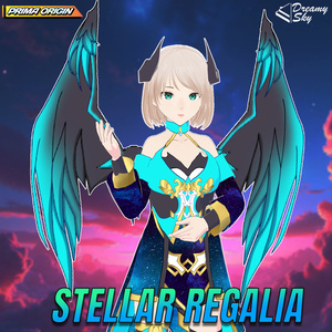 🌌 【VRoid正式版】Stellar Regalia / ギャラクシー衣装セット (Galaxy Void Outfit)【.vroidcustomitem】 🌌