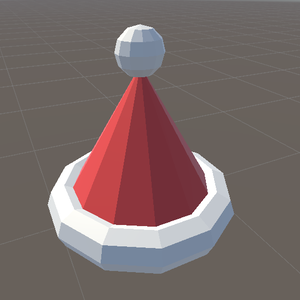 [3D Unity] Low_Poly Santa Hat