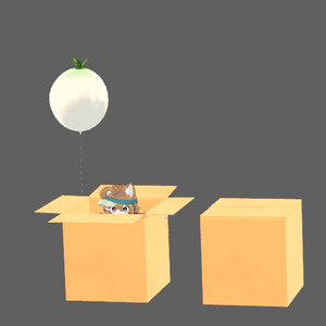 【3D Unity】段ボール箱