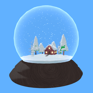 【VRChat/3D】Snowglobe