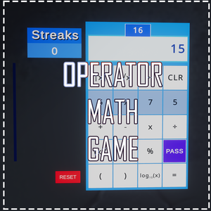 【VRChat】Operator Math The Game【UdonChips】