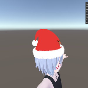 【VRChat】FREE サンタ帽子 Physybone PC/Mobile MA