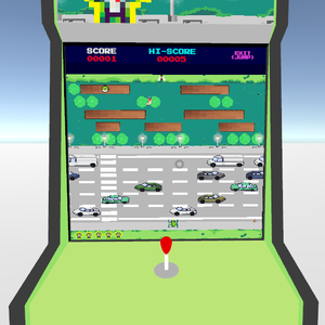 【VRChat】Frogger Cross Game