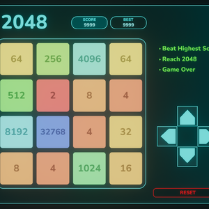 【VRChat】POP 2048 Game