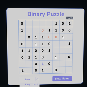 【VRChat】Binary Puzzle Game