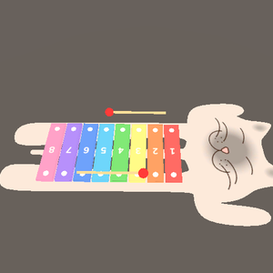 【VRChat】Xylophone Toy [Modular Avatar] WORLD/AVATAR