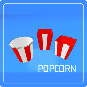 【VRChat】Popcorn ポップコーン [World/Modular Avatar] 缩略图 3