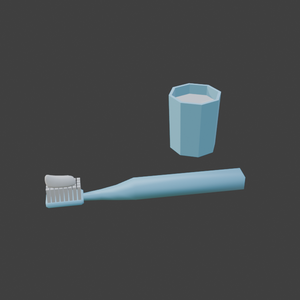【3D Model】 Toothbrush
