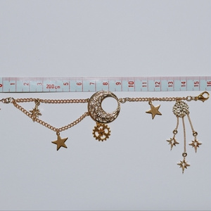 三日月と星のサンキャッチャー（全3色）Swarovski crystal使用