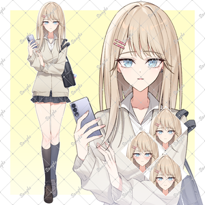 クールなJK立ち絵素材